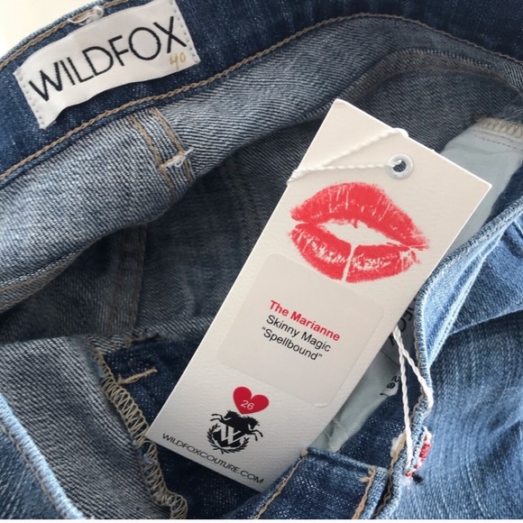 NEW! Wildfox Skinny Magic Spellbound Jeans Size 26 - Picture 4 of 4